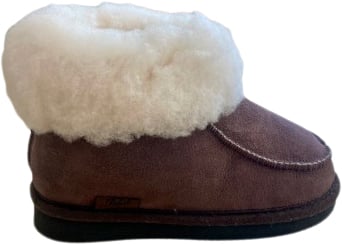 Royal Slippers Comfort Soft Young Kvinde Coffee Hjemmesko Str 34 - hos Magasin