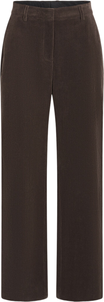 Se Heartmade Noma Pants HM Kvinde Chocolate Brown Bukser Str 36 - hos Magasin ved Magasin