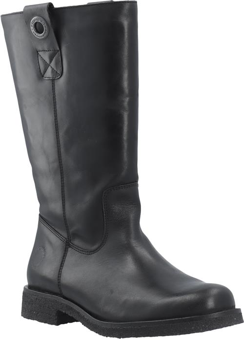 Cashott Casfreja Pull On Boot Warm Lining Pull Up Leather Kvinde Black Cowboy & Biker Str 41 - hos Magasin