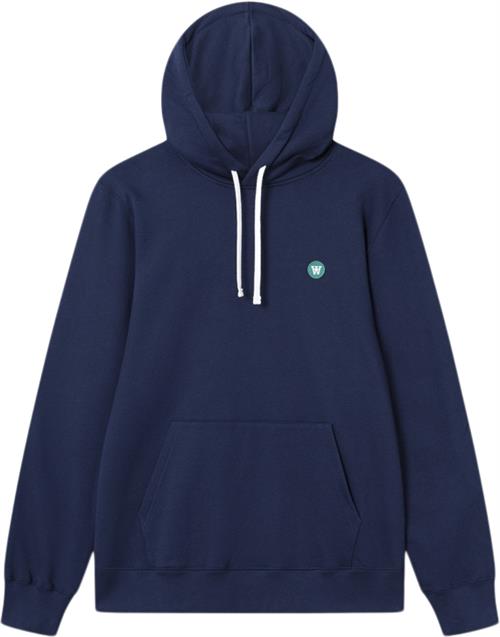 Wood Wood Ian Hoodie Gots Mand Navy Hoodies Str XL - Bomuld hos Magasin