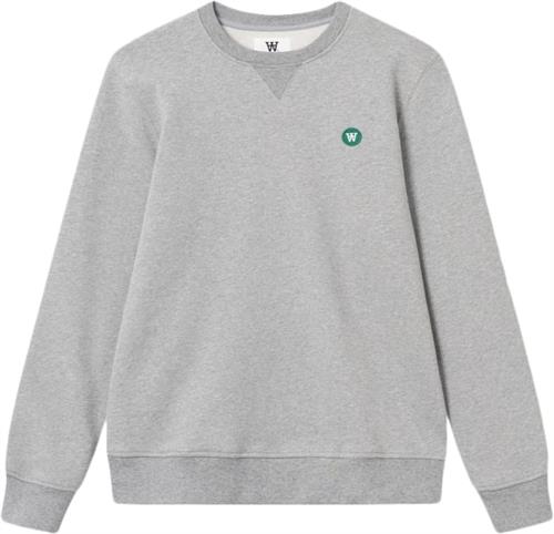 Wood Wood Tye Sweatshirt Gots Mand Grey Melange Sweatshirts Str XL - Bomuld hos Magasin