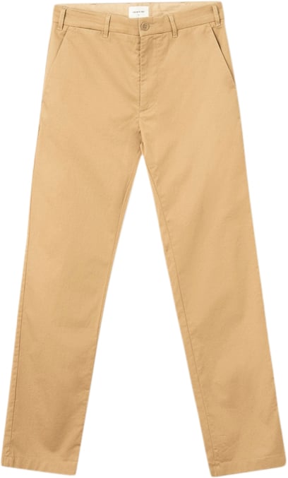 Wood Wood Marcus Light Twill Trousers Mand Khaki Bukser Str 30 - Bomuld hos Magasin