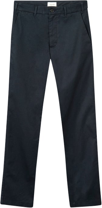 Se Wood Wood Marcus Light Twill Trousers Mand Blå Bukser Str 28 - Bomuld hos Magasin ved Magasin