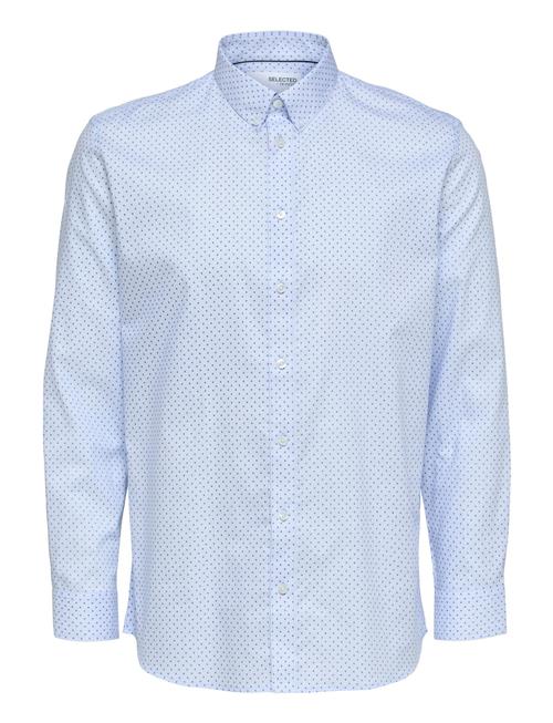 Selected Homme Slhregethan-Aop Shirt Ls Button Down B Selected Homme Blue