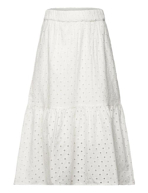 Lindex Skirt Ellen Schifflie Lindex White