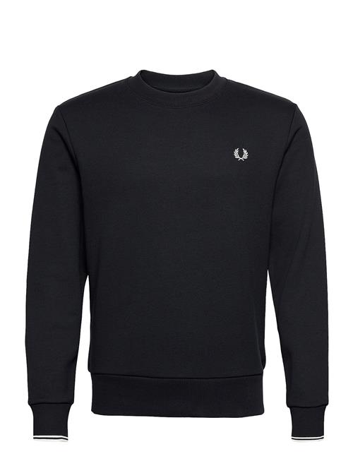 Se Fred Perry Crew Neck Sweatshirt Fred Perry Navy ved Booztlet