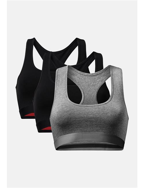 Se Danish Endurance Women's Organic Cotton Bralette 3-Pack Danish Endurance Black ved Booztlet