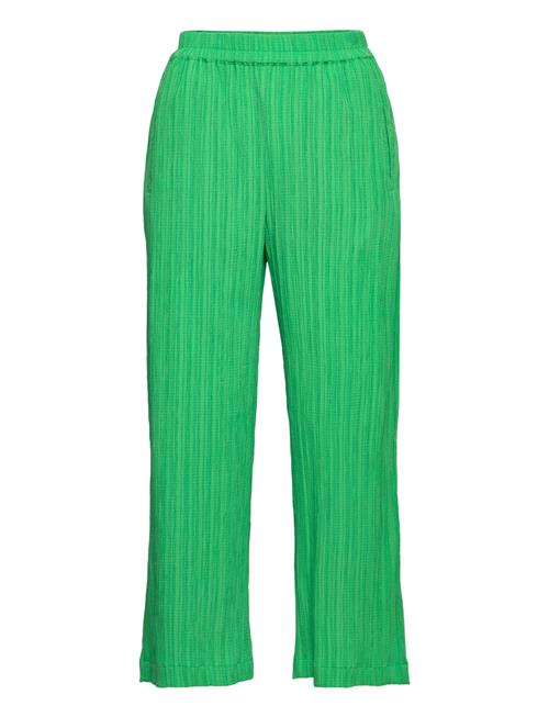 Lindex Trouser Bella Structure Croppe Lindex Green