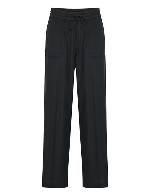 Kamilia Long Wide Pants Hw Kaffe Black