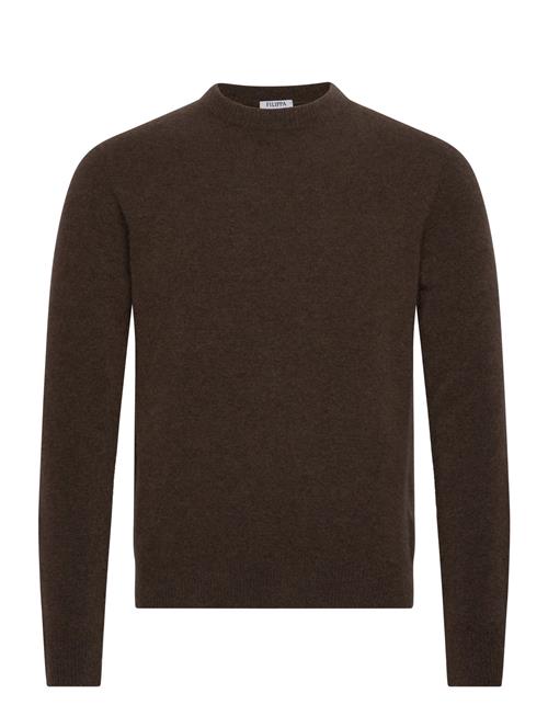 Se Filippa K Yak Sweater Filippa K Brown ved Booztlet