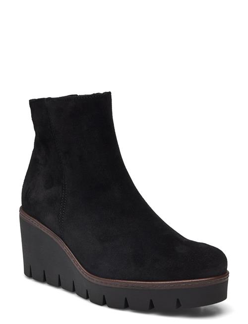 Se Gabor Wedge Ankle Boot Gabor Black ved Booztlet