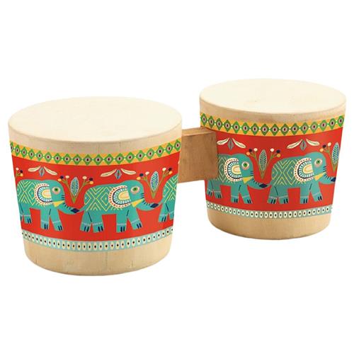 Se Djeco Animambo Bongo Trommer | Beige | 3-6 ved Babyshop