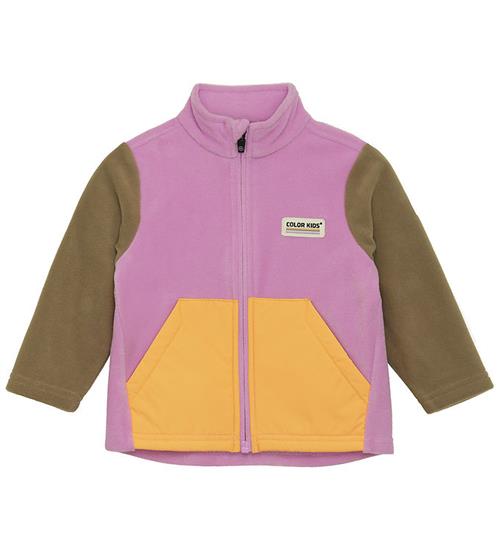 Color Kids Fleecejakke - Lilac Chiffon/Orange