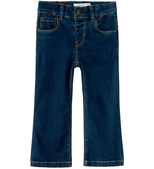 Se Name It Jeans - Noos - NmfSalli Bootcut - Dark Blue Denim ved KidsWorld