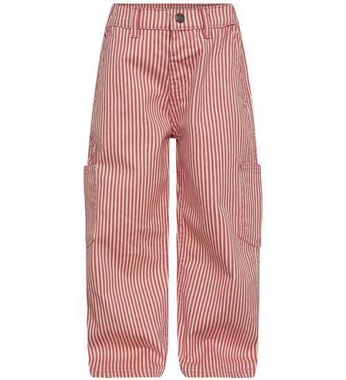 Se Sofie Schnoor Jeans - Pink m. Striber ved KidsWorld