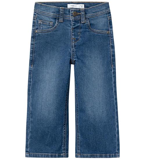 Se Name It Jeans - Wide - NmfRose - Dark Blue Denim ved KidsWorld