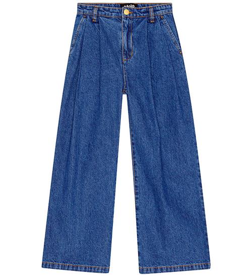 Se Molo Jeans - Aeisha - Mid Blue Denim ved KidsWorld