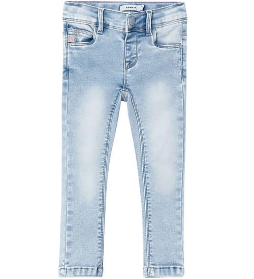 Se Name It Jeans - Noos - NmfPolly - Light Blue Denim ved KidsWorld