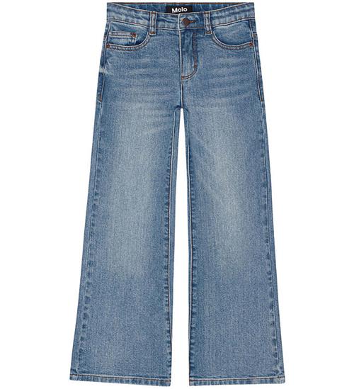 Se Molo Jeans - Asta - Washed Denim Blue ved KidsWorld