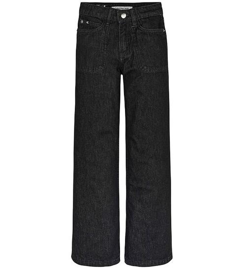 Calvin Klein Jeans - High Rise - Wild Leg - Sort