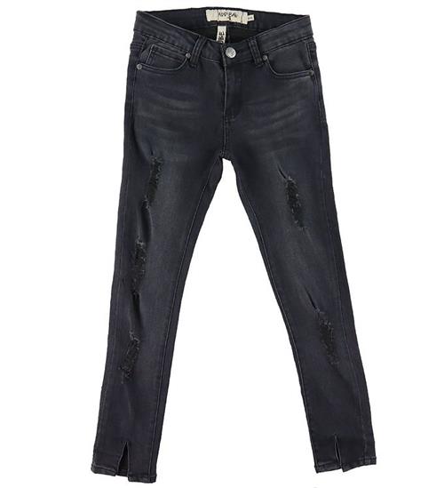 Se Add to Bag Jeans - Trashed Black ved KidsWorld