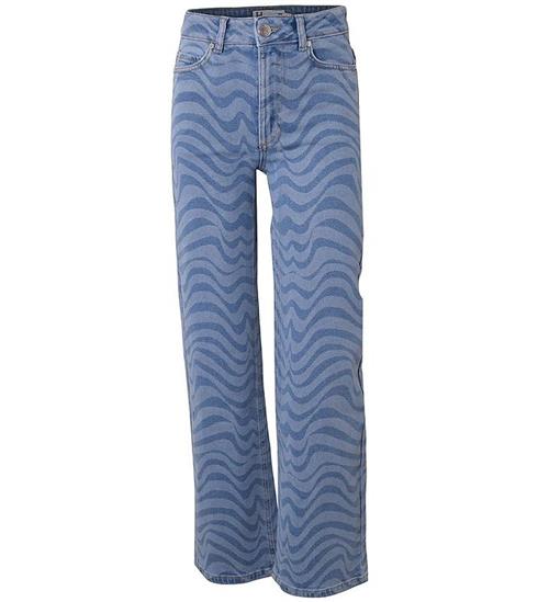 Se Hound Jeans - Wide w/ Print - Blue Denim ved KidsWorld