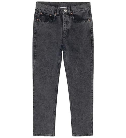 Se Grunt Jeans - Ritt Slit - Dark Grey ved KidsWorld