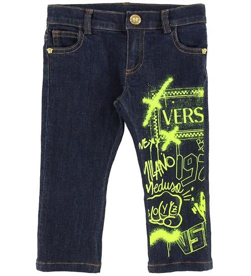 Se Versace Jeans - Navy m. Print/Neongul ved KidsWorld