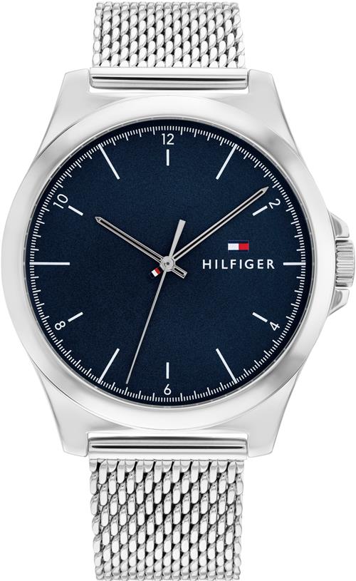 TOMMY HILFIGER Analogt ur  navy / rød / sølv