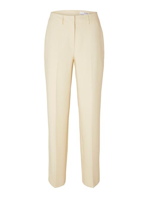 SELECTED FEMME Bukser med fals 'Rita'  lysebeige