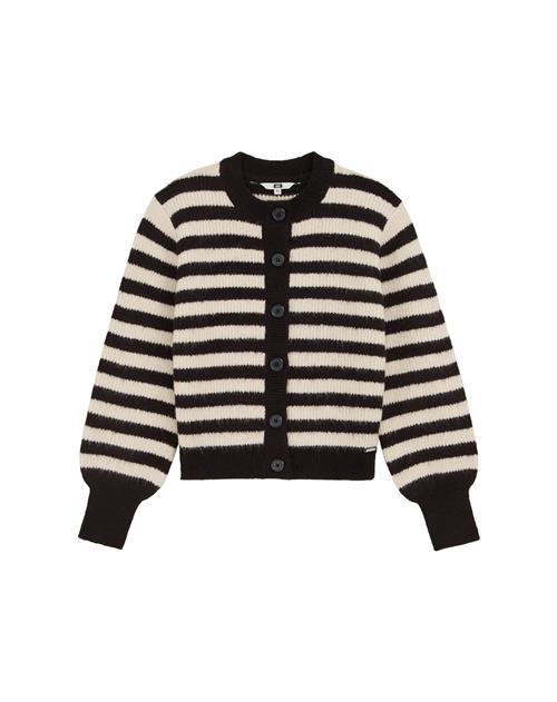 WE Fashion Cardigan  sort / hvid