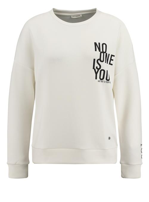 Key Largo Sweatshirt ' POWERFUL '  sort / hvid