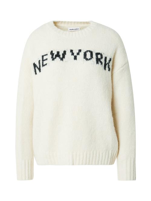 STUDIO SELECT Pullover 'Leoni'  sort / offwhite