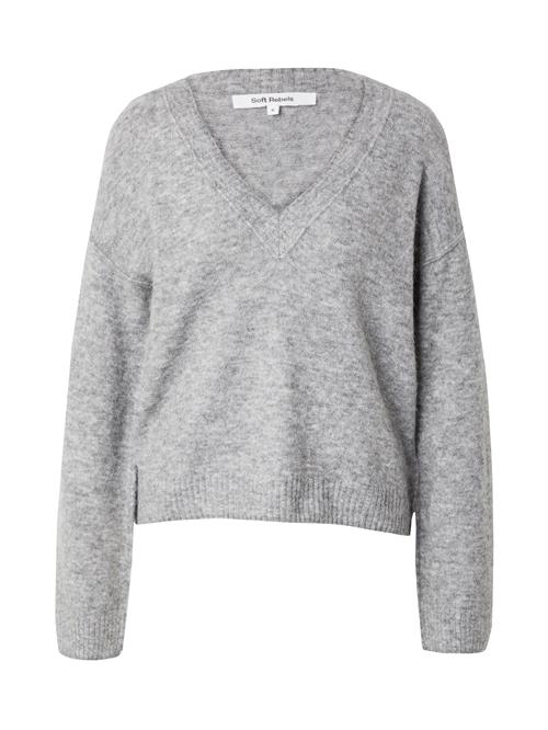 Soft Rebels Pullover 'Allison'  grå-meleret