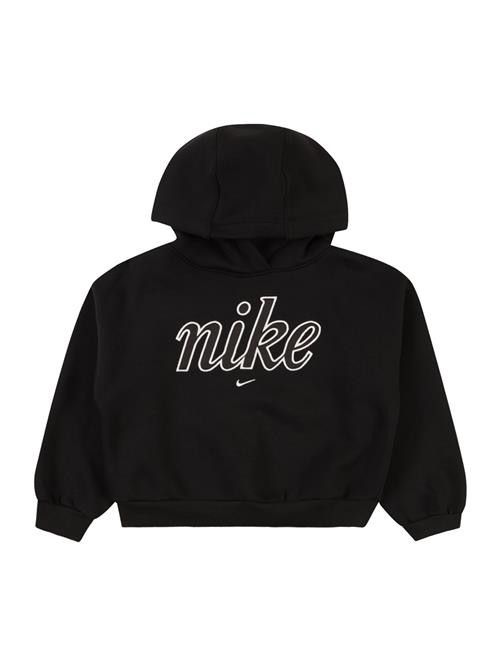 Nike Sportswear Sweatshirt 'CLUB FLC'  sort / hvid