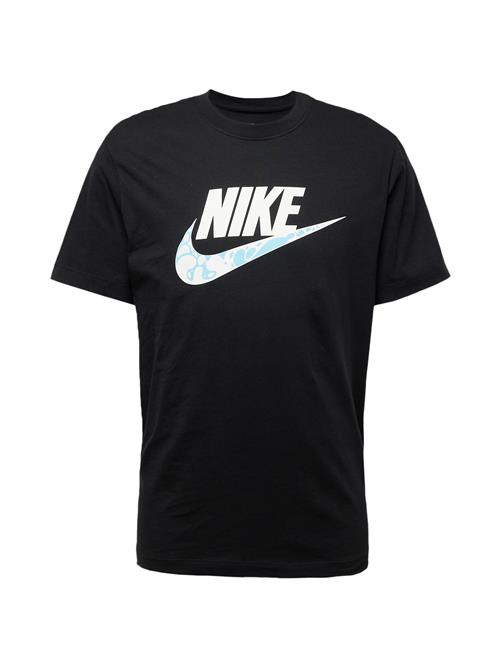 Nike Sportswear Bluser & t-shirts  lyseblå / sort / hvid