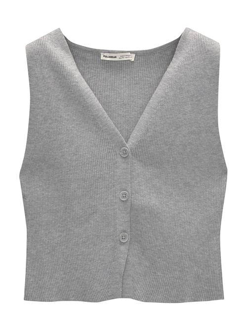 Se Pull&Bear Cardigan  lysegrå ved About You