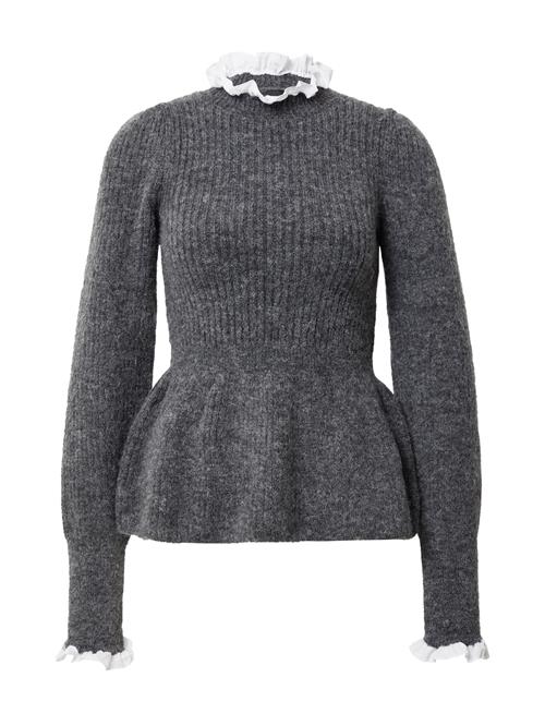 Se River Island Pullover 'PIE CRUST'  mørkegrå / hvid ved About You