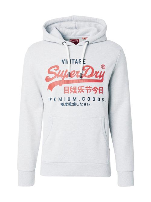 Superdry Sweatshirt  navy / grå-meleret / rød