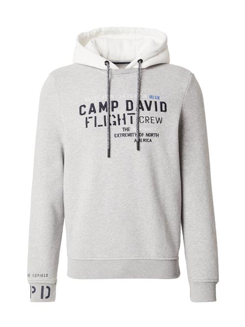 CAMP DAVID Sweatshirt  navy / azur / grå-meleret / hvid