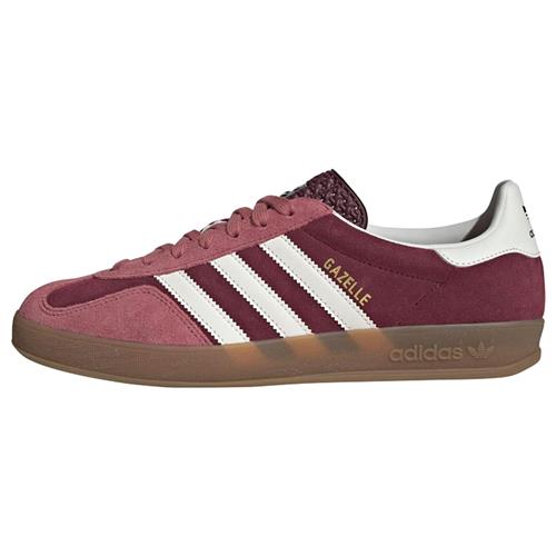 Se ADIDAS ORIGINALS Sneaker low 'Gazelle'  kastaniebrun / lys rød / hvid ved About You