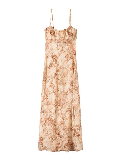 Bershka Sommerkjole  beige / orange