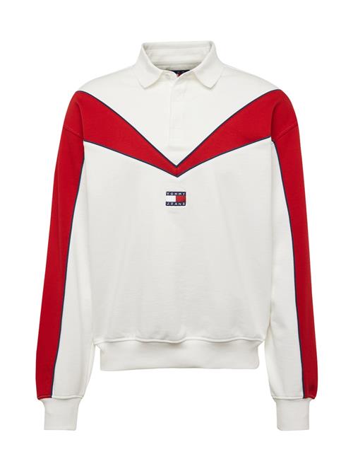 Tommy Jeans Sweatshirt 'GAME DAY RUGBY'  navy / rød / hvid