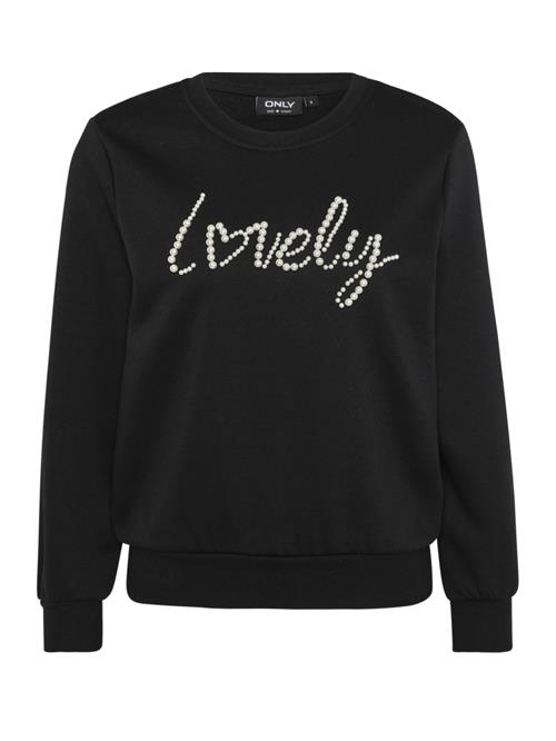 Only Petite Sweatshirt 'ONLAMY'  sort / hvid