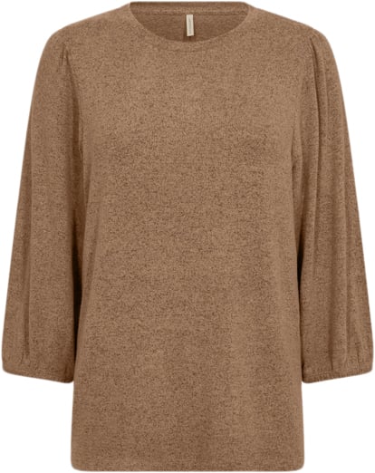 Se soyaconcept Scbiara 116 Bluse Camel Kvinde 98404 Camel Langærmede Bluser Str XL - Polyester hos Magasin ved Magasin