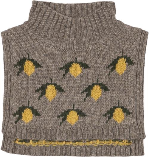 Se Konges Sløjd Belou Lemon Knit Neckwarmer 2-4Y - Tørklæder Uld hos Magasin ved Magasin