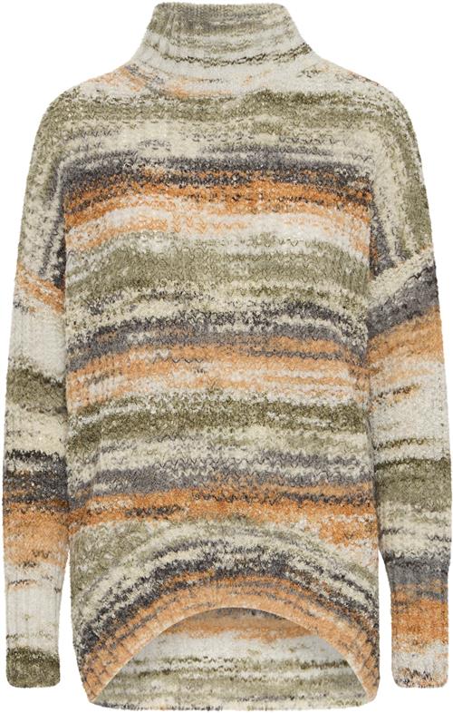 Sorbet Sbperu Knit Blouse Kvinde Dusty Olive Sweaters - hos Magasin