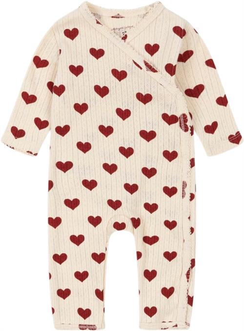 Konges Sløjd Minnie Newborn Onesie Gots Str 3M - P15007 Toppe Bomuld hos Magasin