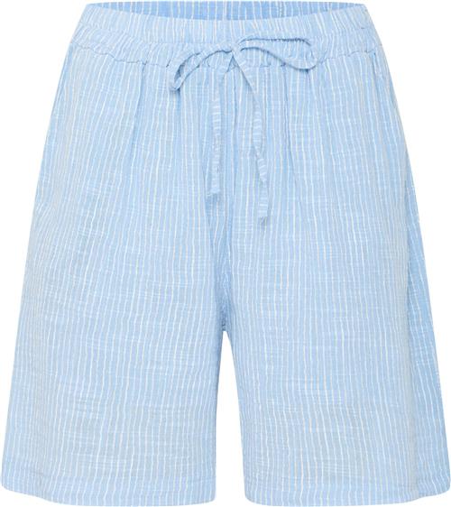 Sorbet Sbalexa Stripe Shorts Kvinde Cerulean Bermudashorts Str XL - hos Magasin