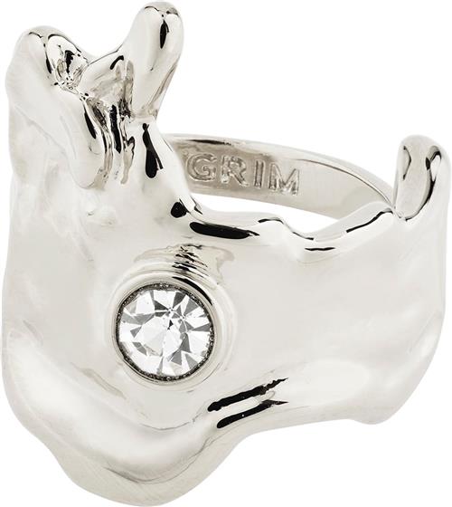 Se Pilgrim GIA Recycled Crystal Ring Silverplated one size - Ringe hos Magasin ved Magasin